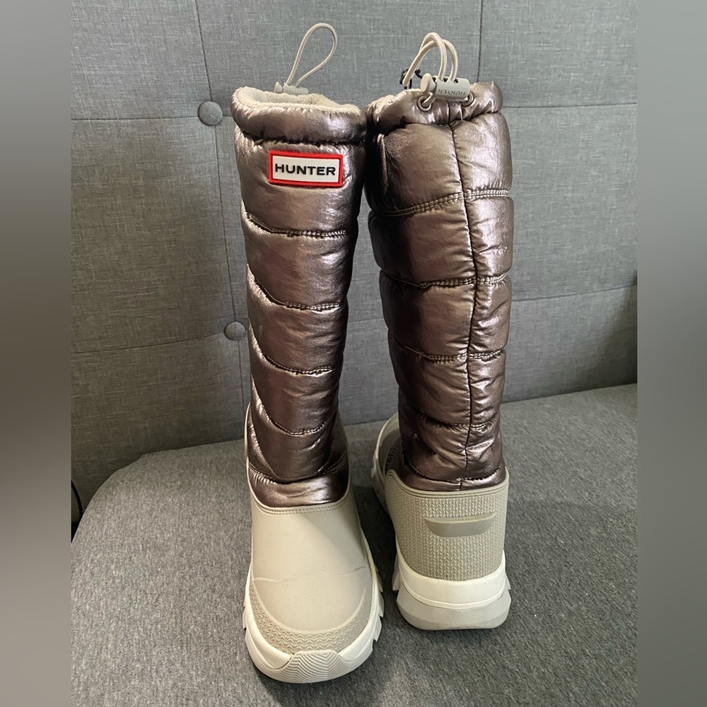Sold. Hunter Metallic Insulated Snow Boot Tall - Picture 4 of 10